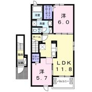 ラッフィナートの間取り画像
