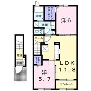 ベル メールの間取り画像