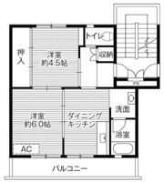 ビレッジハウス吉永1号棟の間取り画像