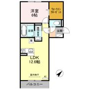 プルミエール大宮七里 Aの間取り画像