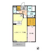 アンベリールの間取り画像