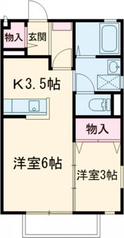 フルールの間取り画像