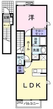 Train View 中庄の間取り画像