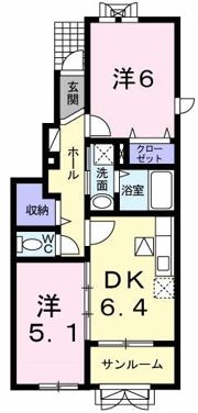 ノースパークベルの間取り画像