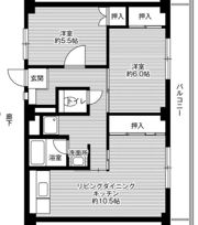 ビレッジハウス尾上3号棟の間取り画像
