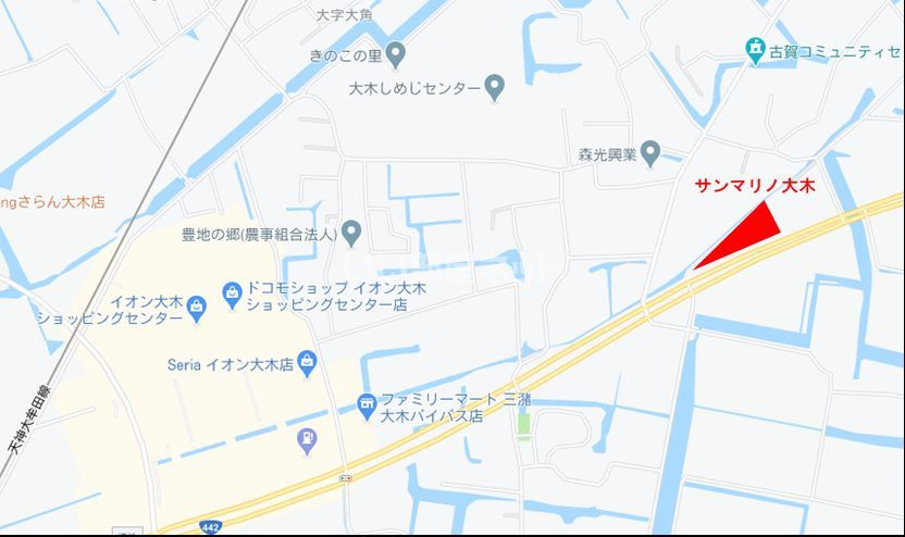 近くに施設あり