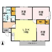 セジュール住吉の間取り画像