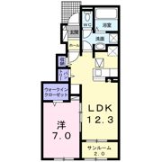 ベルメゾンAの間取り画像