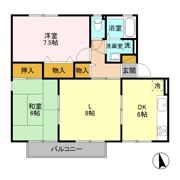 スプリングパーク横田 Dの間取り画像