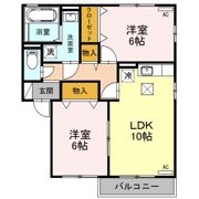 リビング瀬原田の間取り画像