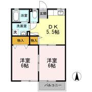 カナハウス・樹 A/Bの間取り画像