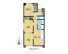 第5熊野ビルの間取り画像