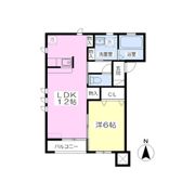 エスターテAの間取り画像