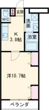 ステラウッド惣社Ⅰの間取り画像