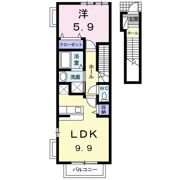 ジェルメⅠの間取り画像
