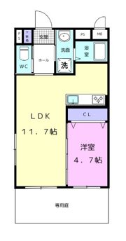 ASAマンション中之島の間取り画像