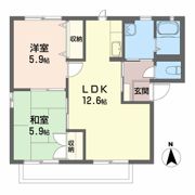 ヴェルディハイツ A棟の間取り画像