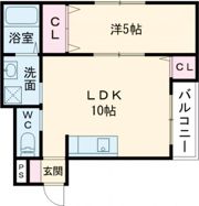 メゾンベル Ⅲの間取り画像