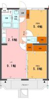プランドール柳原の間取り画像