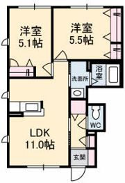 シャーメゾン七宝台の間取り画像