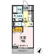 ソレイユの間取り画像