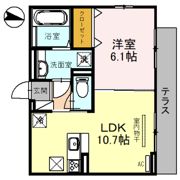 ウッドステージ桜 弐号館の間取り画像