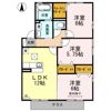 ガルテン 久万ノ台 B棟の間取り画像