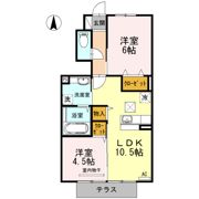 ベルヴュー B棟の間取り画像