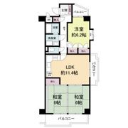 レジデンス代官町スクエア(旧グランカーサ代官町)の間取り画像