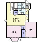 エターナル・パレスAの間取り画像