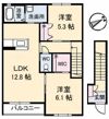 メゾン楽天 A棟の間取り画像