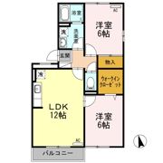 セブンワンテン Dの間取り画像