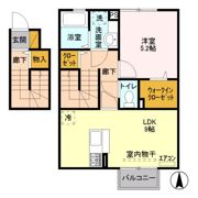 ALICE BELL COURT Cの間取り画像