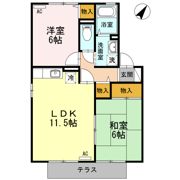 リヴェール緑ヶ丘の間取り画像