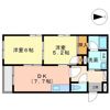 クレアンジュKATIの間取り画像