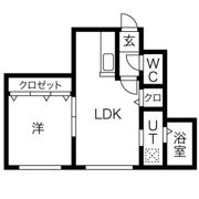 KN発寒4条の間取り画像