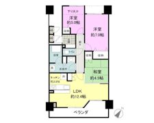 ウィスティリア大手町の間取り画像