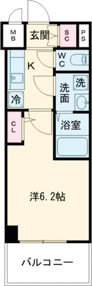 エスリード神戸グランドールの間取り画像
