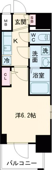 エスリード神戸グランドールの間取り画像