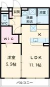 クオーレ日岡の間取り画像