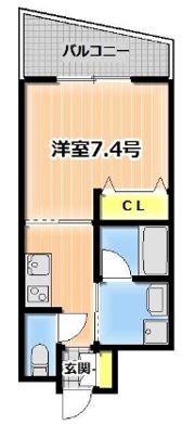 CITY SPIRE神戸元町 Ⅰの間取り画像