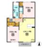 スカイブルー Aの間取り画像