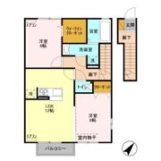 クレストヴィラⅡの間取り画像