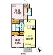 Flare Hillsの間取り画像