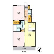 フローラハイツ参番館の間取り画像