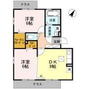 クレールⅥの間取り画像