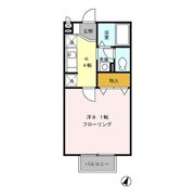 ハイツ暁苑の間取り画像