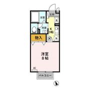 MaisonGeguSoleil Ami（ﾒｿﾞﾝｹﾞｸﾞｳｿﾚｲﾕｱﾐ）の間取り画像