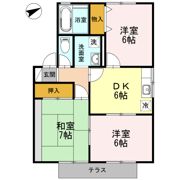 ヴィラクレスト B棟の間取り画像