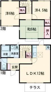 ウェル高の原の間取り画像